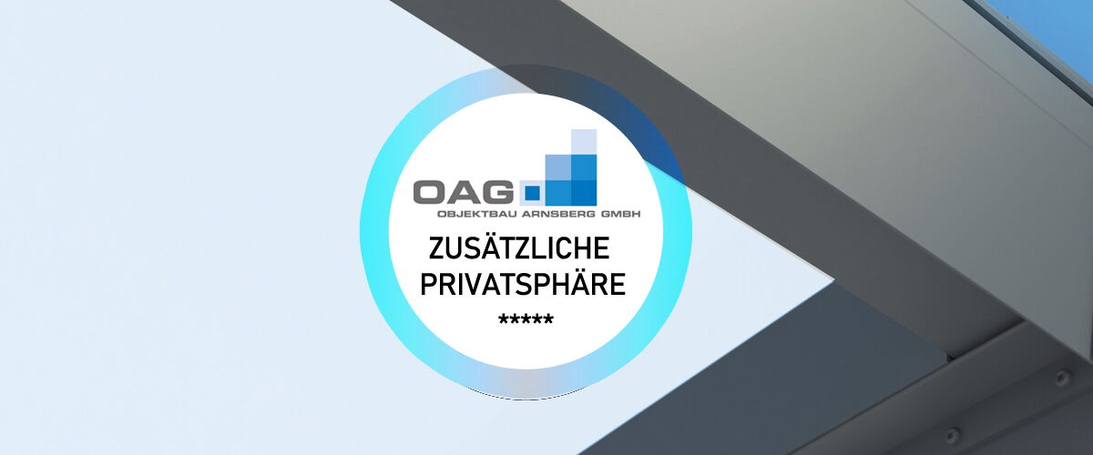 Terrassendach Milchglas erzeugt Gefühl von Zusätzlicher Privatsphäre